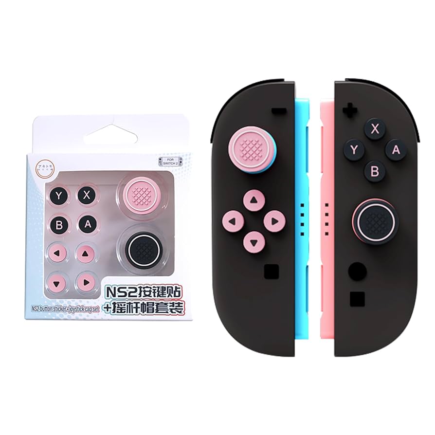 Nintendo Switch - ジョイコン　スケルトン　スティック新品　スティックカバー付き！ Nintendo Switch - ジョイコン スケルトン スティック新品